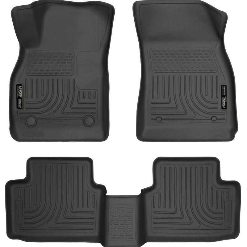 Husky Liners 98191 - HSL98191 - Husky Liners 13 Chevy Malibu WeatherBeater Black Front & 2nd Seat Floor Liners - Shipped in Europe - Tuningsupply.com