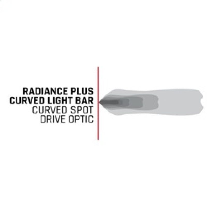 Rigid Industries 340053 - RIG340053 - Rigid Industries Radiance+ Curved 40in. RGBW Light Bar - Shipped in Europe - Tuningsupply.com