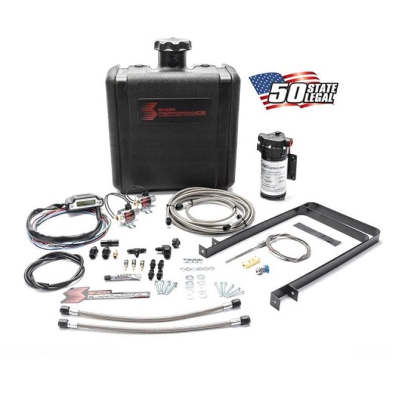 Snow Performance SNO-50100-BRD - SNOSNO-50100-BRD - Snow Performance Stg 3 Boost Cooler Water Injection Kit TD Univ. (SS Braided Line and 4AN Fittings) - Shipped in Europe - Tuningsupply.com