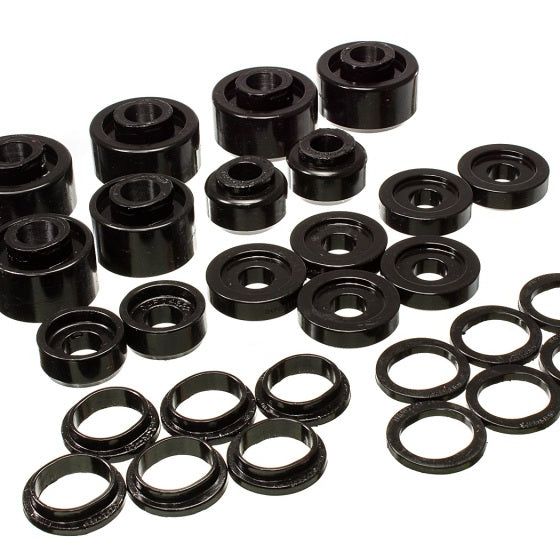 Energy Suspension 4.4120G - ENG4.4120G - Energy Suspension 99-07 Ford F-250/F-350 SD 2/4WD Crew Cab Body Mount Set - Black - Shipped in Europe - Tuningsupply.com