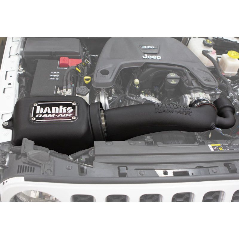 Banks Power 41843 - GBE41843 - Banks Power 18-20 Jeep 3.6L Wrangler (JL) Ram-Air Intake System - Shipped in Europe - Tuningsupply.com