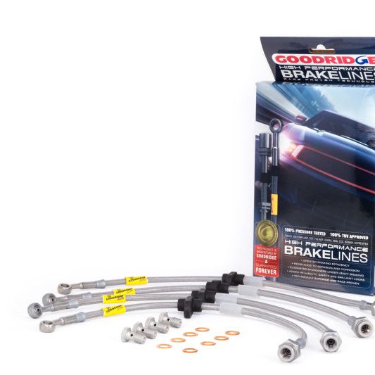 Goodridge 20037 - GRI20037 - Goodridge 97-01 Honda Prelude (Base Model) Stainless Steel Brake Line Kit - Shipped in Europe - Tuningsupply.com