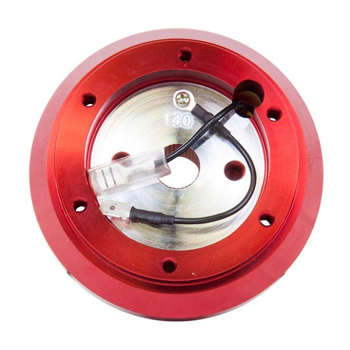 NRG SRK-140H - RD - NRGSRK-140H - RD - NRG Short Hub Adapter S13 Nissan 240 - Red - Shipped in Europe - Tuningsupply.com