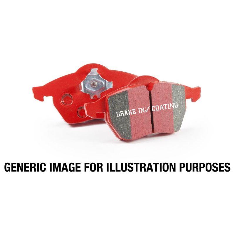 EBC DP31930C - EBCDP31930C - EBC 09-12 Porsche 911 (997) (Cast Iron Rotor only) 3.6 Carrera 2 Redstuff Rear Brake Pads - Shipped in Europe - Tuningsupply.com