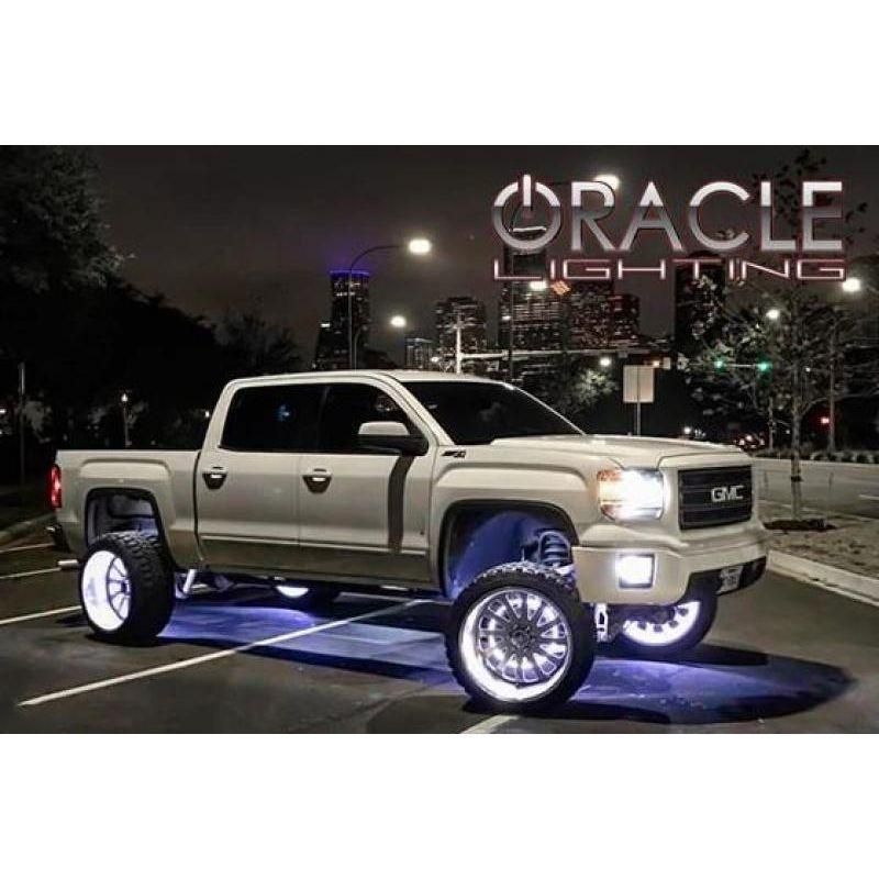 ORACLE Lighting 4228-001 - ORL4228-001 - Oracle LED Illuminated Wheel Rings - Double LED - White - Shipped in Europe - Tuningsupply.com