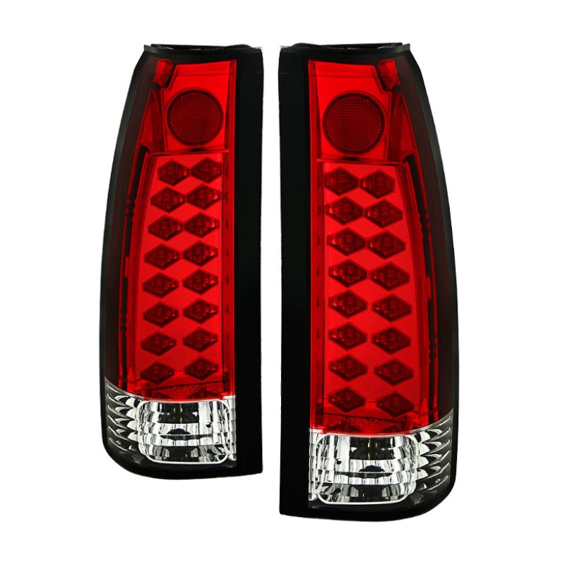 SPYDER 5001375 - SPY5001375 - Spyder Chevy C/K Series 1500 88-98/Blazer 92-94 LED Tail Lights Red Clear ALT-YD-CCK88-LED-RC - Shipped in Europe - Tuningsupply.com