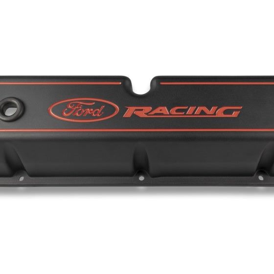 Ford Racing 302-003 - FRP302-003 - Ford Racing Logo Die-Cast Black Valve Covers - Shipped in Europe - Tuningsupply.com