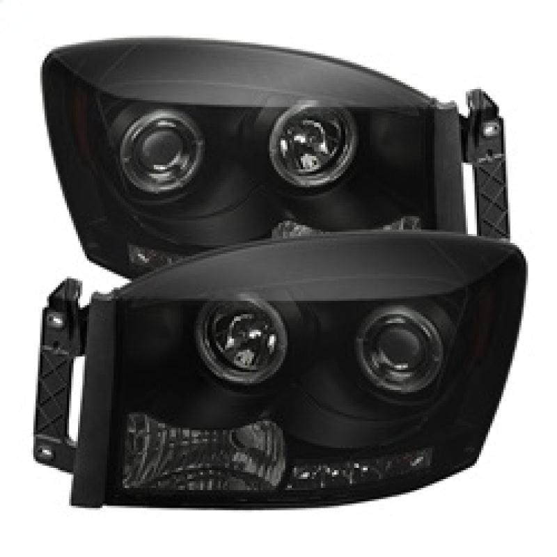 SPYDER 5078391 - SPY5078391 - Spyder Dodge Ram 1500 06-08 06-09 Projector Headlights LED Halo LED Blk Smke PRO-YD-DR06-HL-BSM - Shipped in Europe - Tuningsupply.com