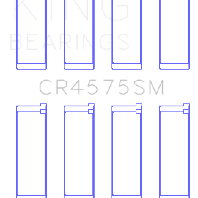 King Engine Bearings GCR4575SM - KINGCR4575SM - King Engine Bearings Hyundai i30 G4FC Connecting Rod Bearing Set - Shipped in Europe - Tuningsupply.com