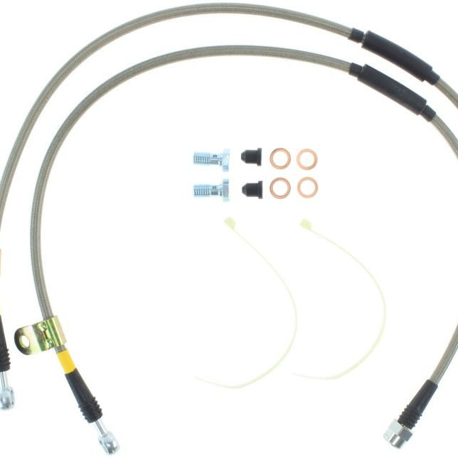 Stoptech 950.66005 - STO950.66005 - StopTech 07-13 Chevy/GMC Suburban/Sierra/Yukon Denali XL Stainless Steel Front Brake Line Kit - Shipped in Europe - Tuningsupply.com
