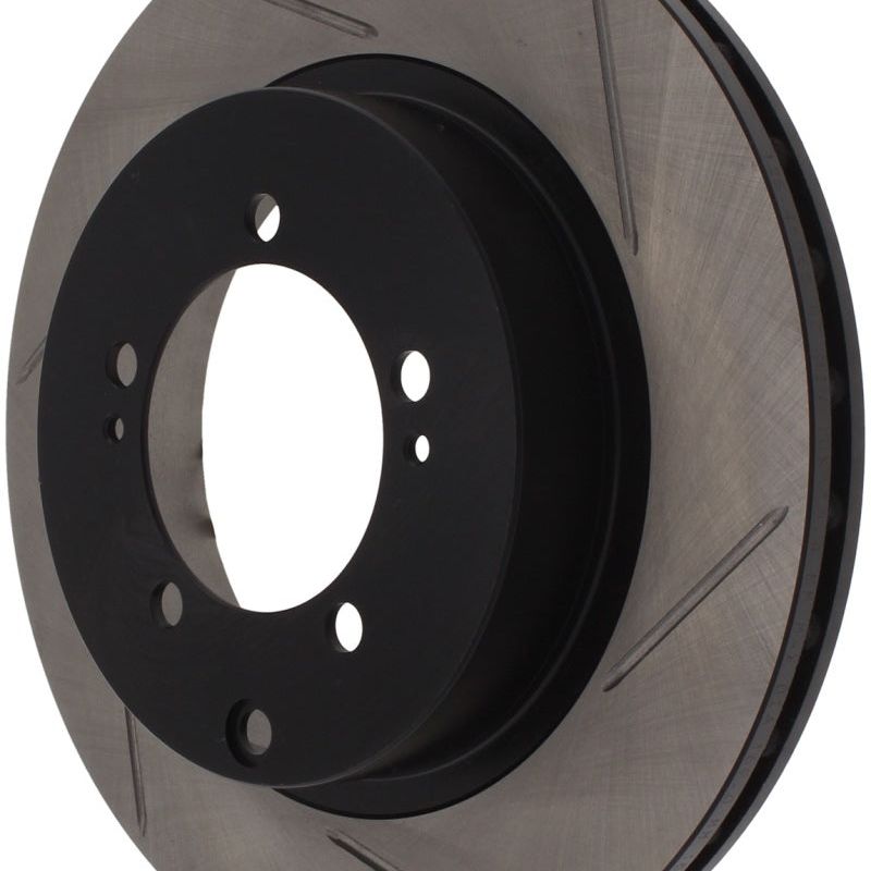 Stoptech 126.46065SL - STO126.46065SL - StopTech Power Slot 03-06 Evo 8 & 9 Slotted Left Rear Rotor - Shipped in Europe - Tuningsupply.com