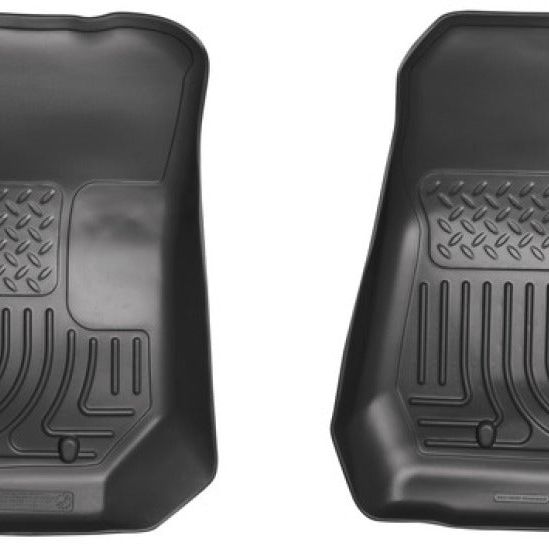 Husky Liners 18021 - HSL18021 - Husky Liners 07-12 Jeep Wrangler WeatherBeater Black Floor Liners - Shipped in Europe - Tuningsupply.com