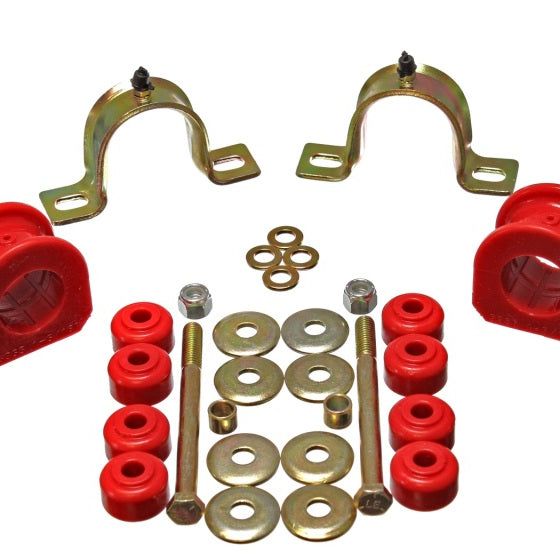 Energy Suspension 3.5207R - ENG3.5207R - Energy Suspension GM 4Wd Front Sway Bar - 33Mm - Red - Shipped in Europe - Tuningsupply.com