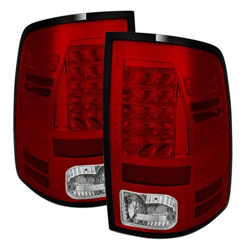 SPYDER 5077547 - SPY5077547 - Spyder Dodge Ram 1500 13-14 13-14 LED Tail Lights LED Model only - Red Clear ALT-YD-DRAM13-LED-RC - Shipped in Europe - Tuningsupply.com