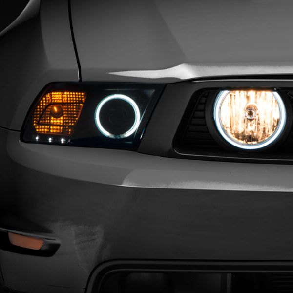 Raxiom 49134 - RAX49134 - Raxiom 05-12 Ford Mustang GT LED Halo Fog Lights (Smoked) - Shipped in Europe - Tuningsupply.com