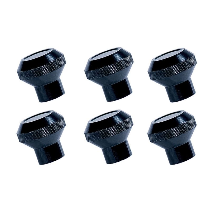 Rugged Ridge 11420.02 - RUG11420.02 - Rugged Ridge Billet Aluminum Dash Knob Set Black 76-86 Jeep CJ - Shipped in Europe - Tuningsupply.com