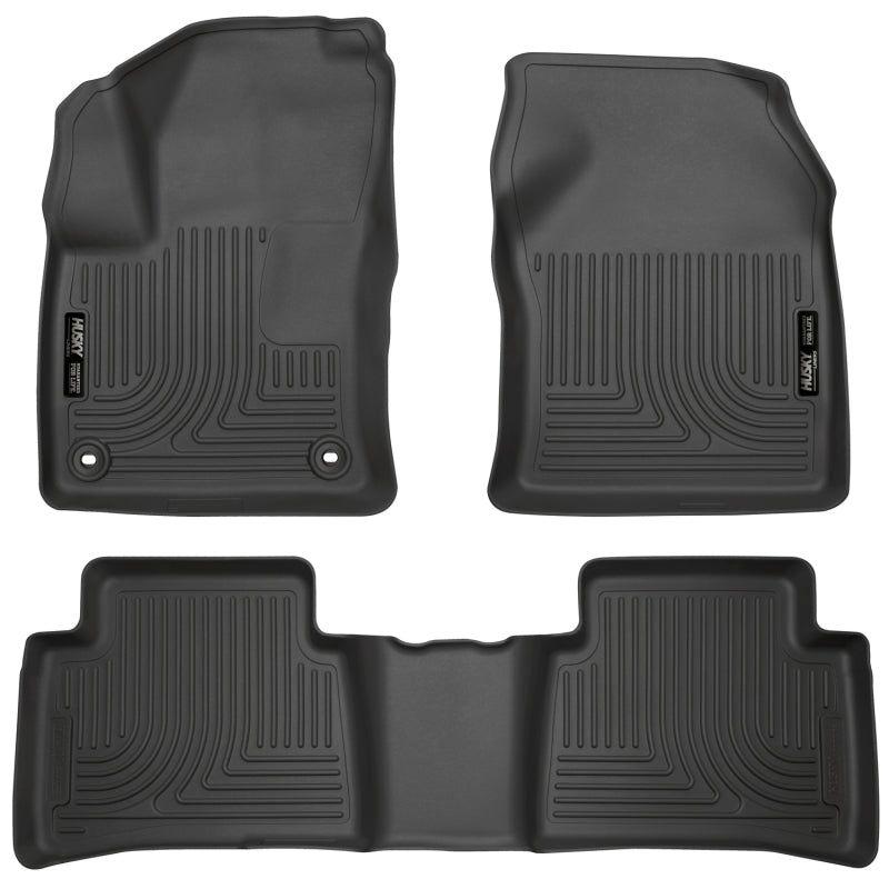 Husky Liners 98991 - HSL98991 - Husky Liners 2016 Toyota Prius Weatherbeater Black Front & 2nd Seat Floor Liners (Footwell Coverage) - Shipped in Europe - Tuningsupply.com