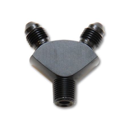 Vibrant 10818 - VIB10818 - Vibrant -3AN x -3AN x 1/8in NPT Y-Adapter Fitting - Aluminum - Shipped in Europe - Tuningsupply.com