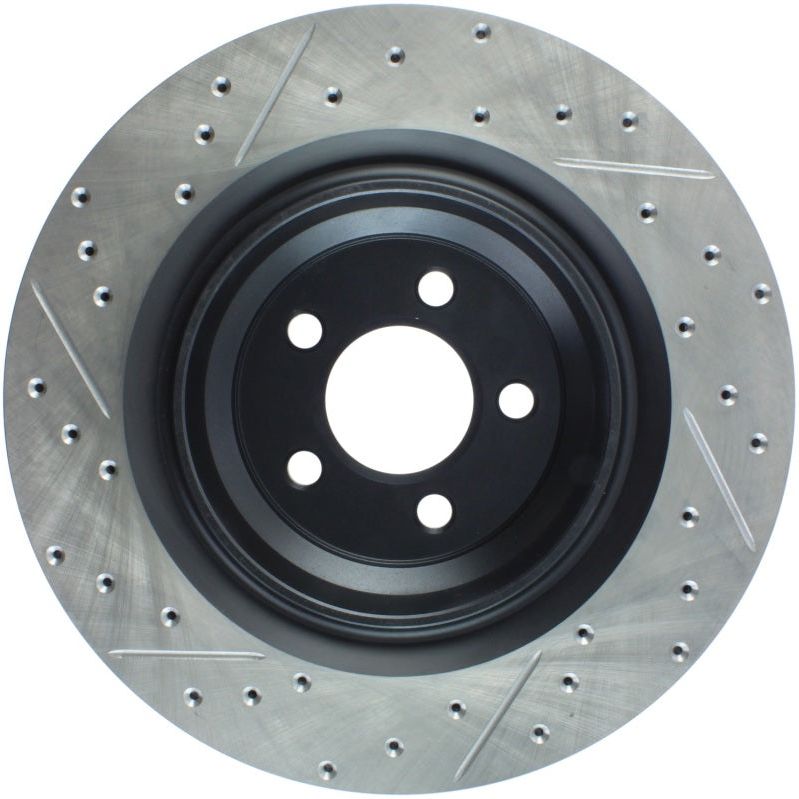 Stoptech 127.63064L - STO127.63064L - StopTech SportStop 06-09 Chrysler SRT-8 Rear Left Drilled & Slotted Rotor - Shipped in Europe - Tuningsupply.com