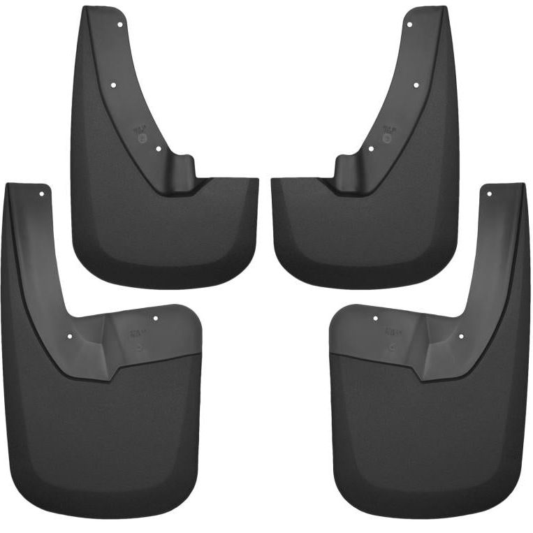Husky Liners 58186 - HSL58186 - Husky Liners 09-17 Dodge Ram 1500/2500 Both w/ OE Fender Flares Front and Rear Mud Guards - Black - Shipped in Europe - Tuningsupply.com