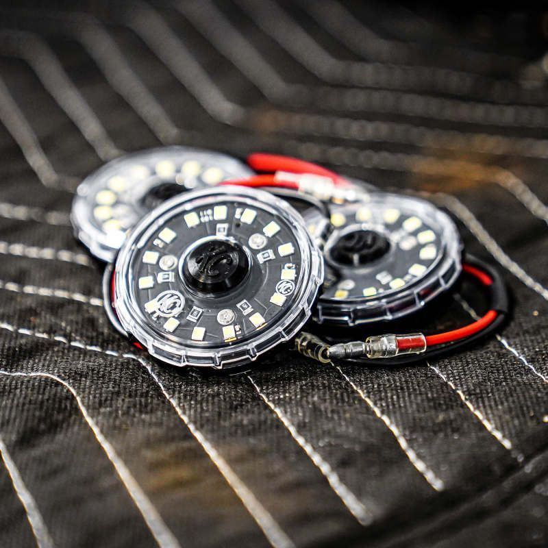 KC HiLiTES 1358 - KCL1358 - KC HiLiTES Cyclone V2 2.2in. LED Accessory Light 5w Flood Beam (Single) - Clear Lens - Shipped in Europe - Tuningsupply.com