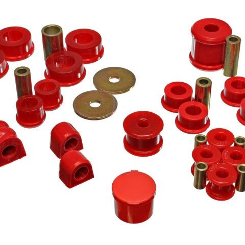 Energy Suspension 19.18101R - ENG19.18101R - Energy Suspension 02-06 Subaru Impreza/WRX Red Hyper-Flex Master Bushing Set - Shipped in Europe - Tuningsupply.com