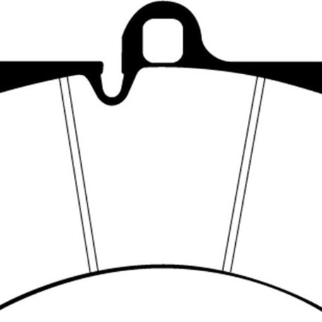 EBC DP31473C - EBCDP31473C - EBC 03-07 Porsche Cayenne 4.5 (350mm Rotors) Redstuff Front Brake Pads - Shipped in Europe - Tuningsupply.com