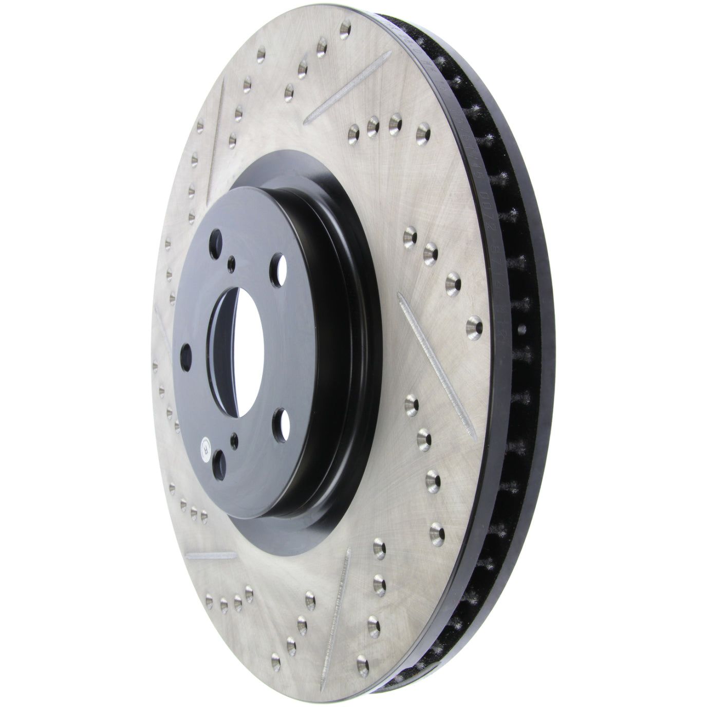 Stoptech 127.44104R - STO127.44104R - StopTech 5/93-98 Toyota Supra Turbo Right Front Slotted & Drilled Rotor - Shipped in Europe - Tuningsupply.com