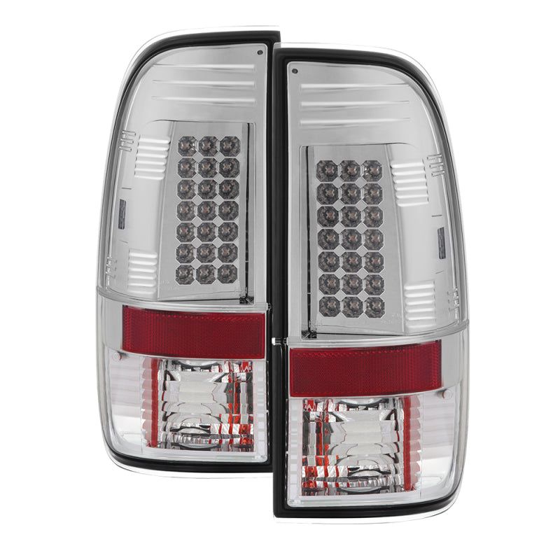 SPYDER 5003478 - SPY5003478 - Spyder Ford F150 side 97-03/F250/350/450 Super Duty 99-07 LED Tail Lights Chrm ALT-YD-FF15097-LED-C - Shipped in Europe - Tuningsupply.com