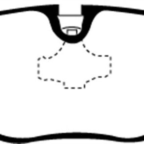 EBC DP41079R - EBCDP41079R - EBC 96-98 BMW Z3 1.9 Yellowstuff Rear Brake Pads - Shipped in Europe - Tuningsupply.com