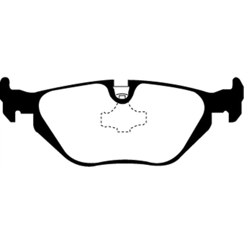 EBC DP31079C - EBCDP31079C - EBC 96-98 BMW Z3 1.9 Redstuff Rear Brake Pads - Shipped in Europe - Tuningsupply.com