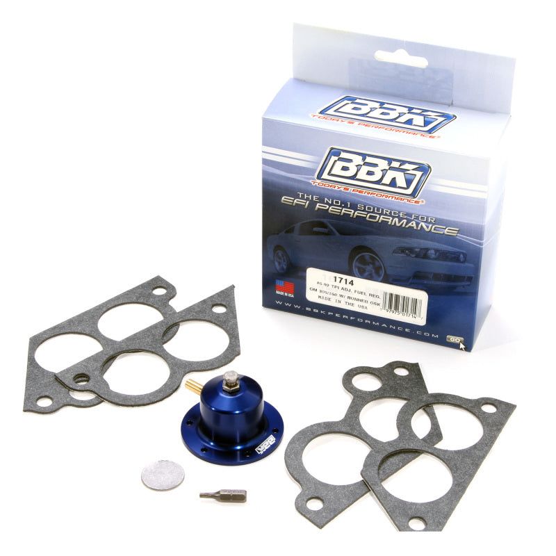 BBK 1714 - BBK1714 - BBK GM Tuned Port 305 / 350 Adjustable Fuel Pressure Regulator Kit - Shipped in Europe - Tuningsupply.com