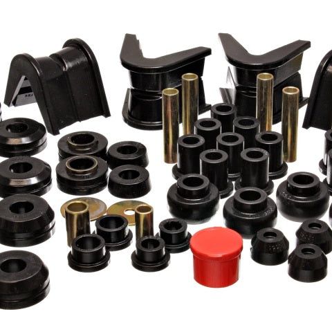 Energy Suspension 4.18107G - ENG4.18107G - Energy Suspension 73-79 Ford F-150 Pickup 4WD Black Hyper-flex Master Bushing Set - Shipped in Europe - Tuningsupply.com