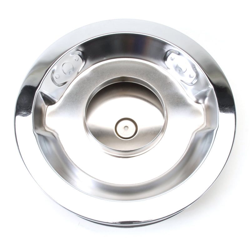 Edelbrock 1221 - EDE1221 - Edelbrock Air Cleaner Pro-Flo Series Round Steel Top Paper Element 14In Dia X 3 75In Dropped Base - Shipped in Europe - Tuningsupply.com