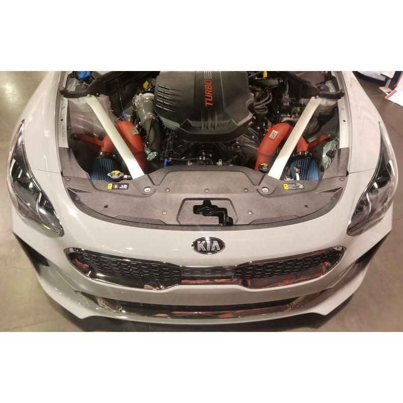 Injen SP1350WR - INJSP1350WR - Injen 18-20 Kia Stinger 3.3L Twin Turbo Wrinkle Red Short Ram Air Intake - Shipped in Europe - Tuningsupply.com
