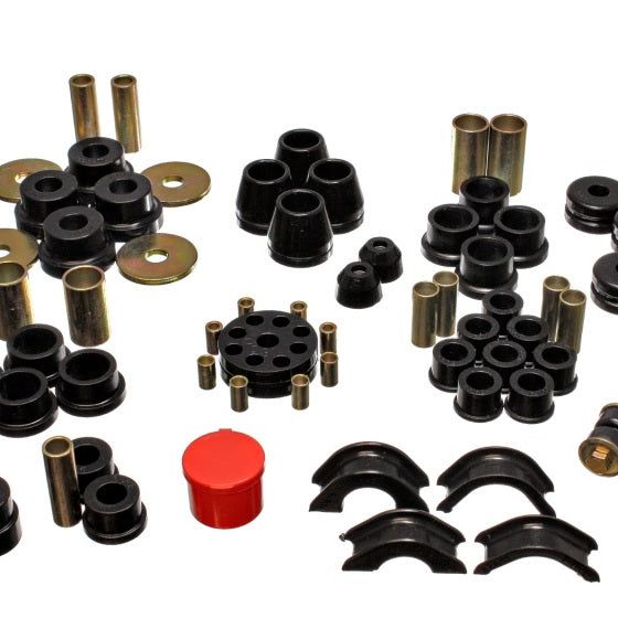Energy Suspension 7.18101G - ENG7.18101G - Energy Suspension 70-70 Nissan 240Z Black Hyper-Flex Master Bushing Set - Shipped in Europe - Tuningsupply.com