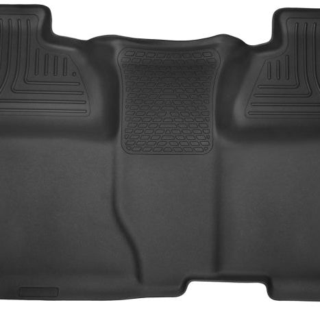 Husky Liners 53901 - HSL53901 - Husky Liners 14-15 Chevy Silverado Crew Cab X-Act Contour Black 2nd Row Floor Liners - Shipped in Europe - Tuningsupply.com
