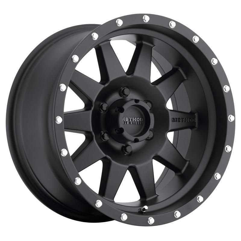 Method Wheels MR30157060506N - MRWMR30157060506N - Method MR301 The Standard 15x7 -6mm Offset 6x5.5 108mm CB Matte Black Wheel - Shipped in Europe - Tuningsupply.com