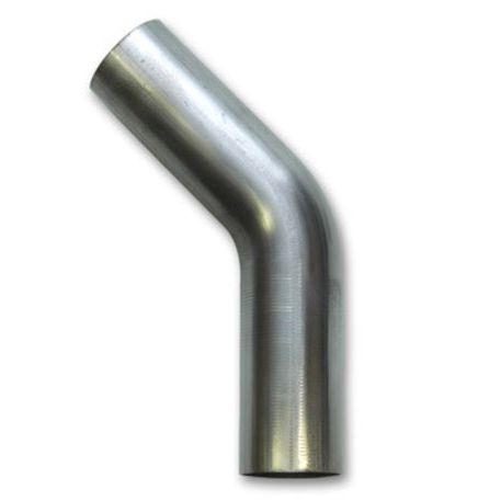 Vibrant 4in O.D. T304 SS 45 deg Mandrel Bend 6in x 6in leg lengths (6in Centerline Radius)-Steel Tubing-Vibrant-VIB13104-SMINKpower Performance Parts