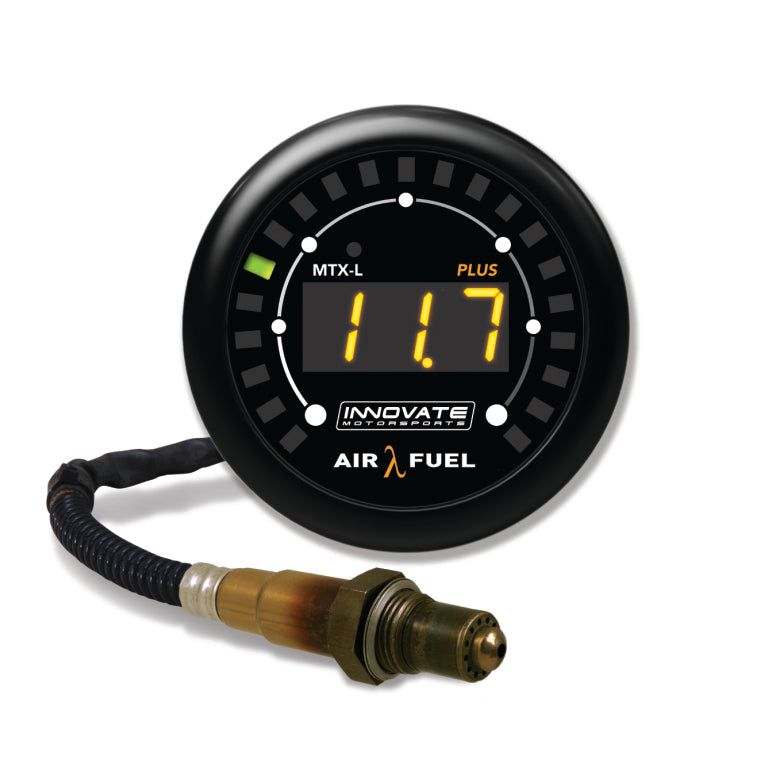 Innovate MTX-L PLUS Digital Air/Fuel Ratio Gauge Kit 8ft w/O2 Sensor-tuningsupply.com