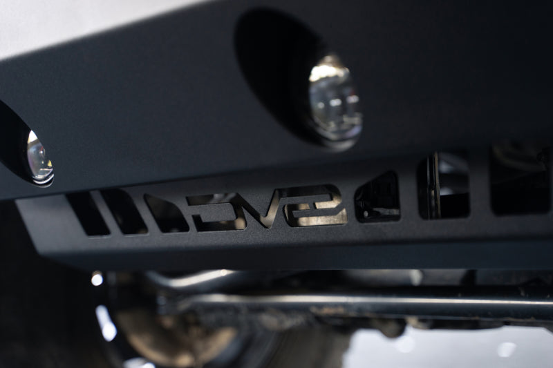 DV8 Offroad 18-23 Jeep Wrangler JL/JT Front Bumper Sway-Bar Disconnect Motor Skid Plate-tuningsupply.com