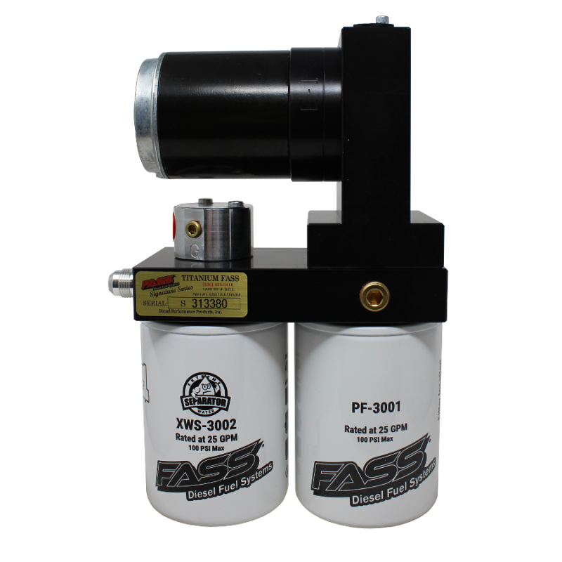 FASS Class 8 165gph/16-18psi Titanium Signature Series Fuel Air Separation System TS 165G-tuningsupply.com