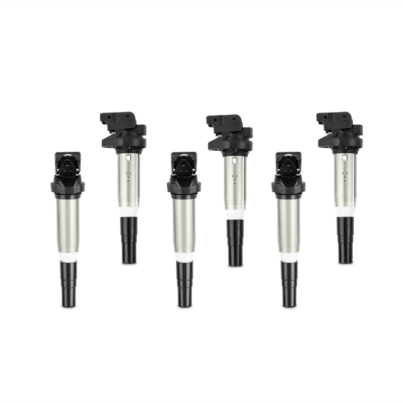 Mishimoto 2002+ BMW M54/N20/N52/N54/N55/N62/S54/S62 Six Cylinder Ignition Coil Set of 6-tuningsupply.com