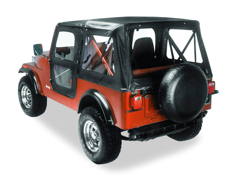 

Bestop 51117-01 - BES51117-01 - Bestop A-Top For OEM - 76-83 Jeep Cj5 Replace (Black Crush Clear Windows Door Skins Included) - Shipped in Europe - Tuningsupply.com
