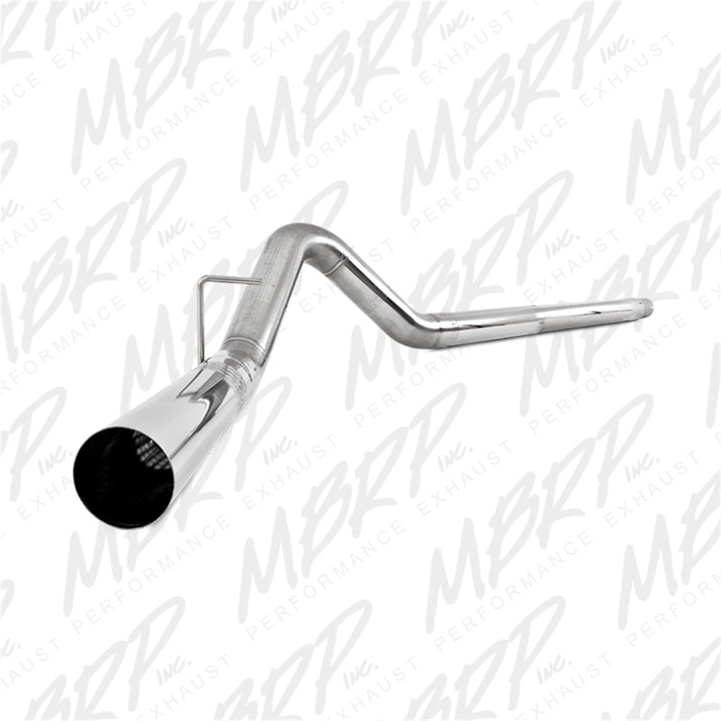 MBRP 2008-2010 Ford F250/350/450 6.4L 4in Filter Back Single No Tip Exhaust System-tuningsupply.com