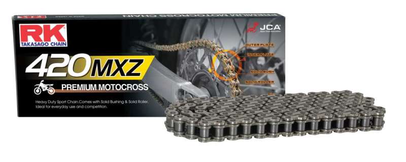 
  

RK Chain 420MXZ-100 - RKC420MXZ-100 - RK Chain 420MXZ-100L - Natural - Shipped in Europe - Tuningsupply.com

