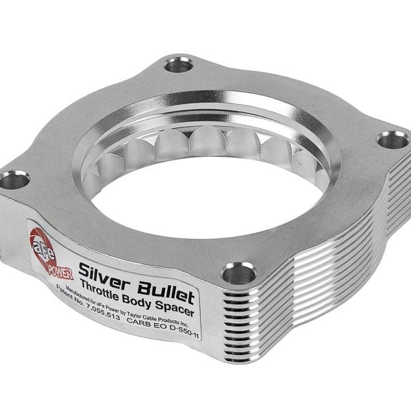 aFe Silver Bullet Throttle Body Spacer N62 Only BMW (E53) 04-09 5series (E60) 04-09 6series (E63/64)-tuningsupply.com