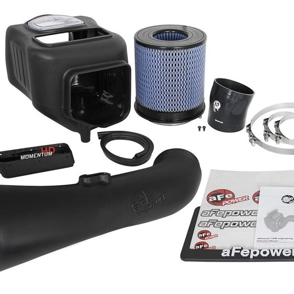 aFe Momentum HD Pro 10R Cold Air Intake System 2017 GM Diesel Trucks V8-6.6L L5P-tuningsupply.com