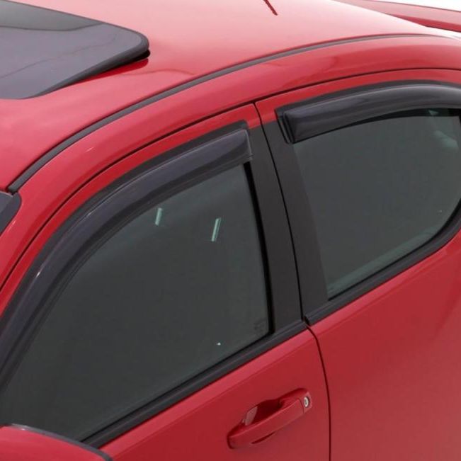 AVS 16-18 Honda Civic Coupe Ventvisor Outside Mount Window Deflectors 4pc - Smoke-tuningsupply.com