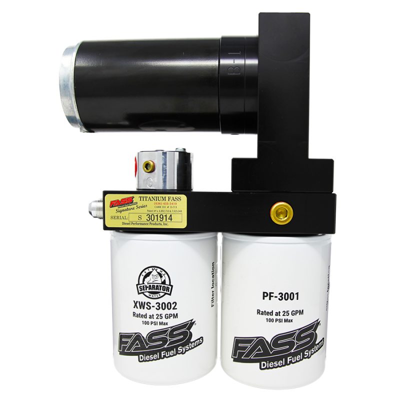 FASS 01-16 GM 2500/3500 Duramax 250gph/8-10psi Titanium Fuel Air Separation System TS C10 250G-tuningsupply.com